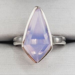 Silver Lavender Gemstone Ring